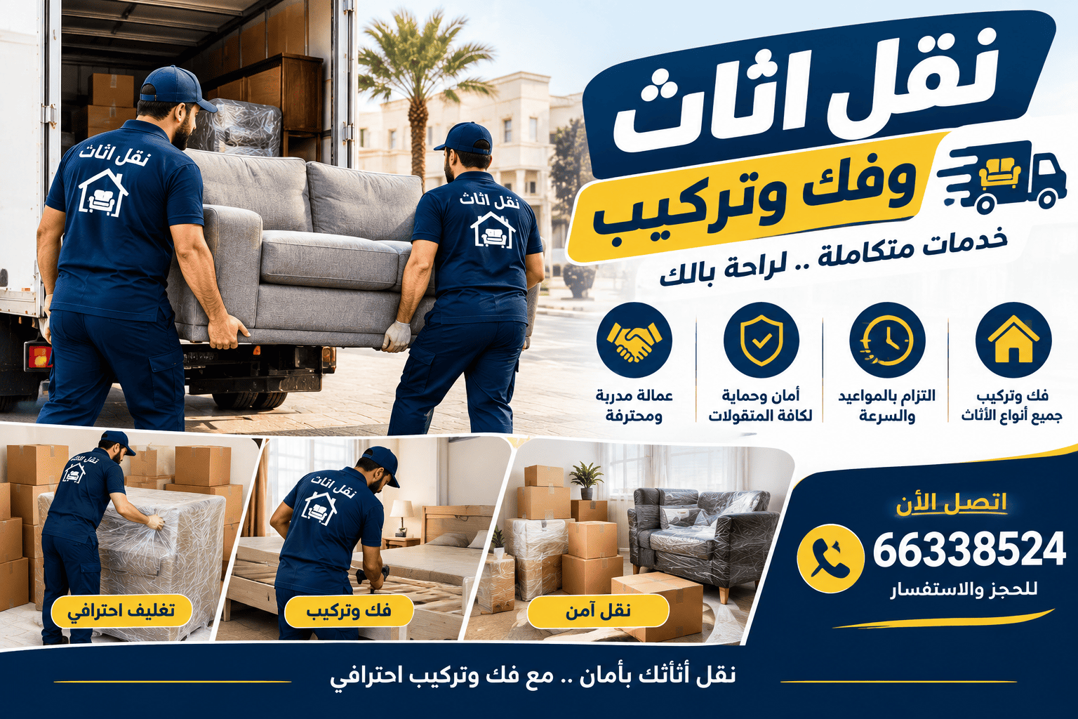 نقل اثاث فك وتركيب