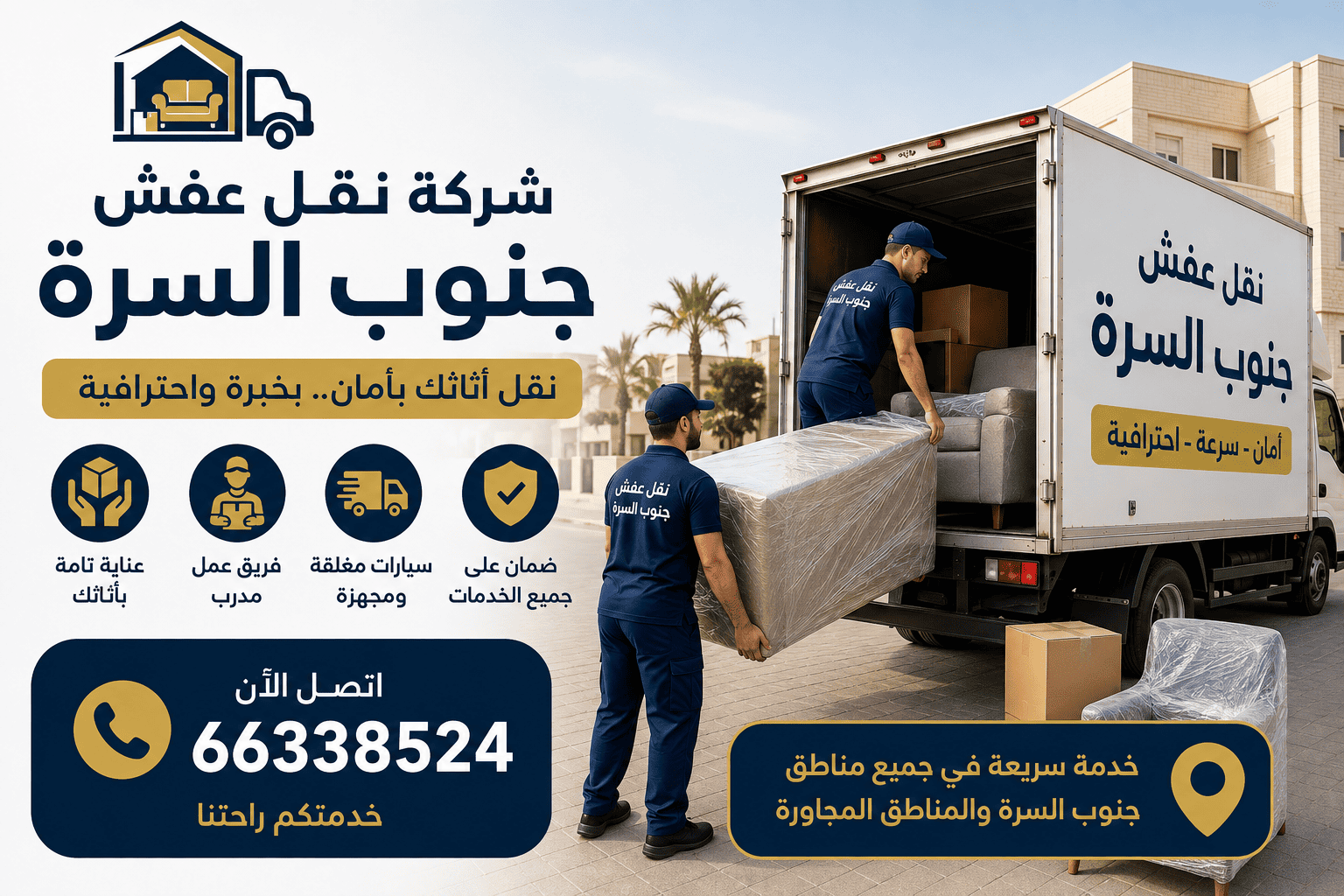 نقل عفش جنوب السرة